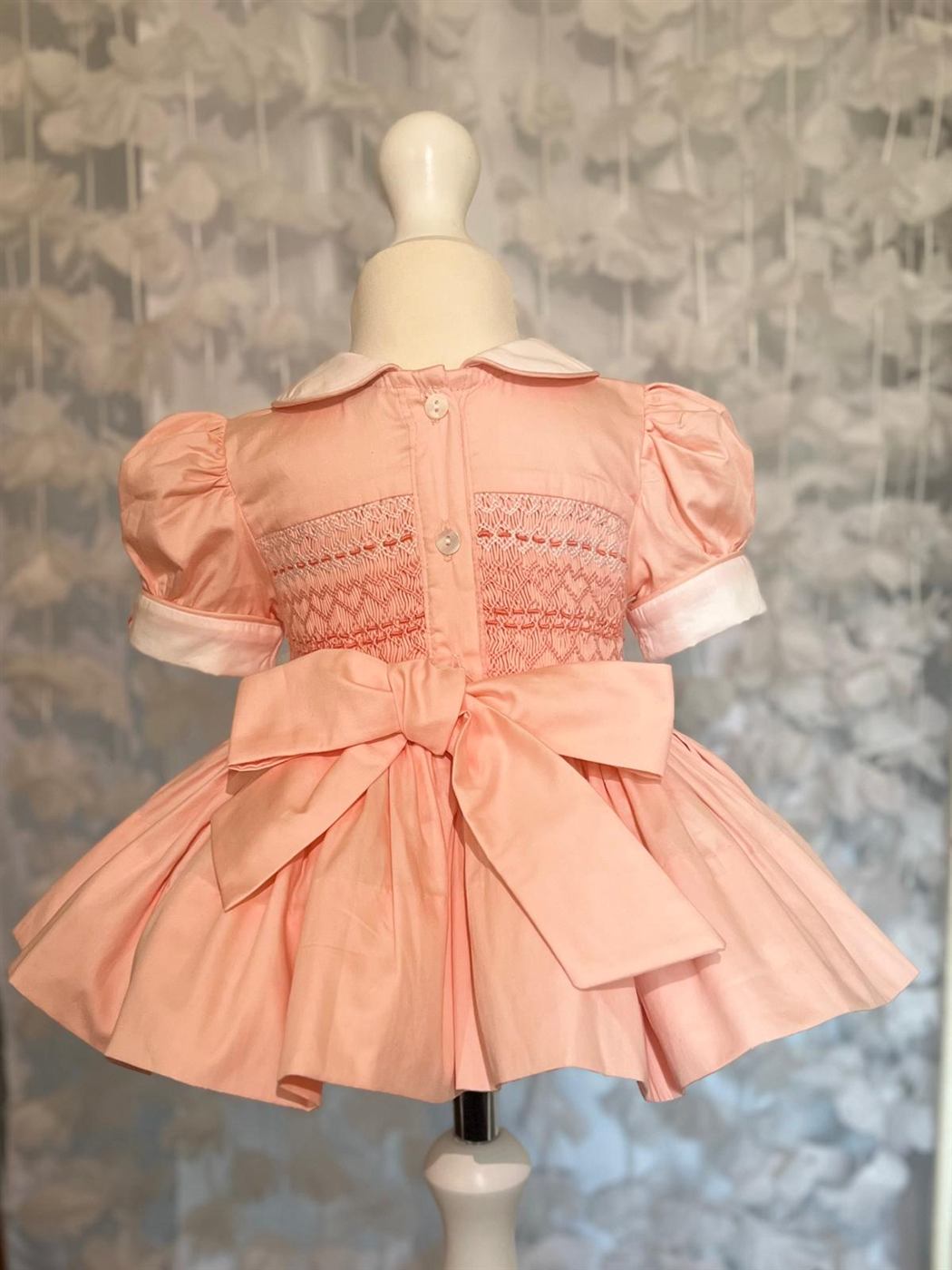 Peach Blossom Smocked Dress Set — photo 3