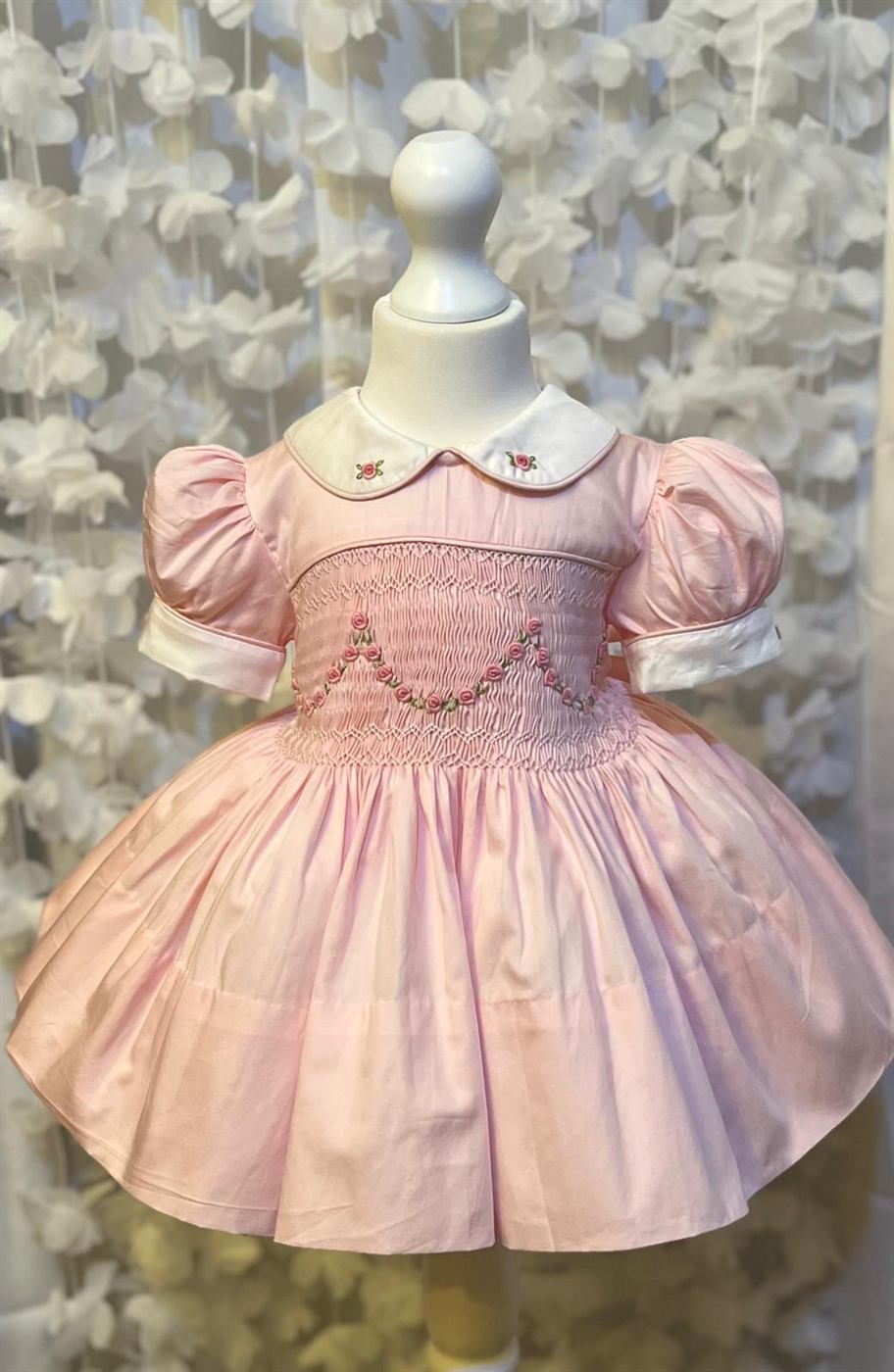 Pink Rose Smocked Dress Set — photo 2